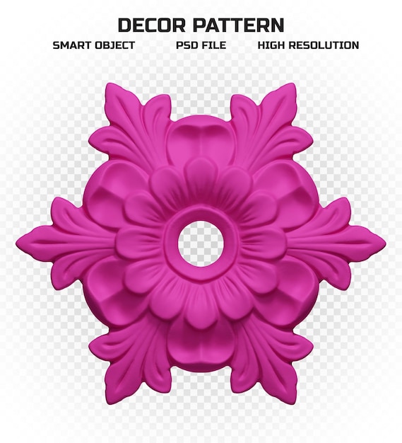 Motif décor rose mat de haute qualité pour la décoration