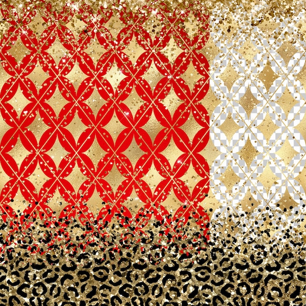 Motif Or Superpositions Paillettes Papier Numérique Paillettes Modèle Sans Couture Fond Paillettes