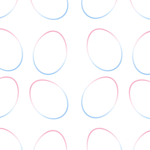 Motif répétitif de contour d'œuf en gradient