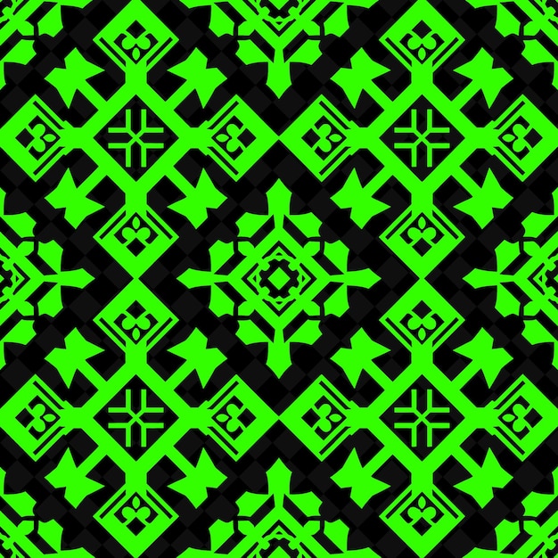 PSD motif sans couture de diamants verts et noirs sur un fond noir