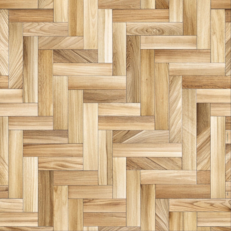 PSD motif sans couture de parquet sur fond transparent
