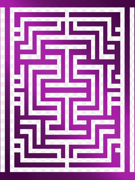 PSD un motif violet et rose d'un labyrinthe