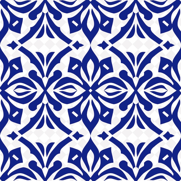 PSD des motifs abstraits bleus sur un fond blanc