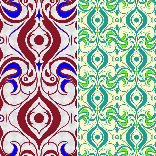 PSD des motifs art nouveau avec des lignes fluides et décrits dans orga creative abstract geometric vector