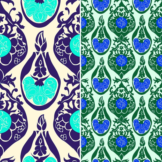 PSD des motifs de fruits tropicaux décoration de la maison et de la mode vector print design vibrant et polyvalent