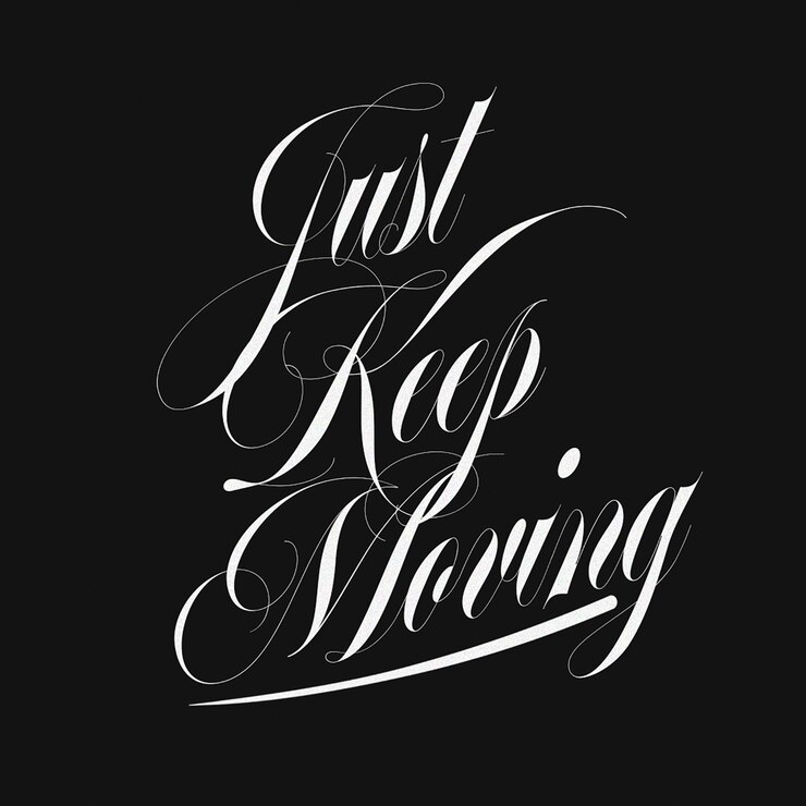 PSD motivations- und zitate-typografie-designkonzept für instagram und social-media-posts