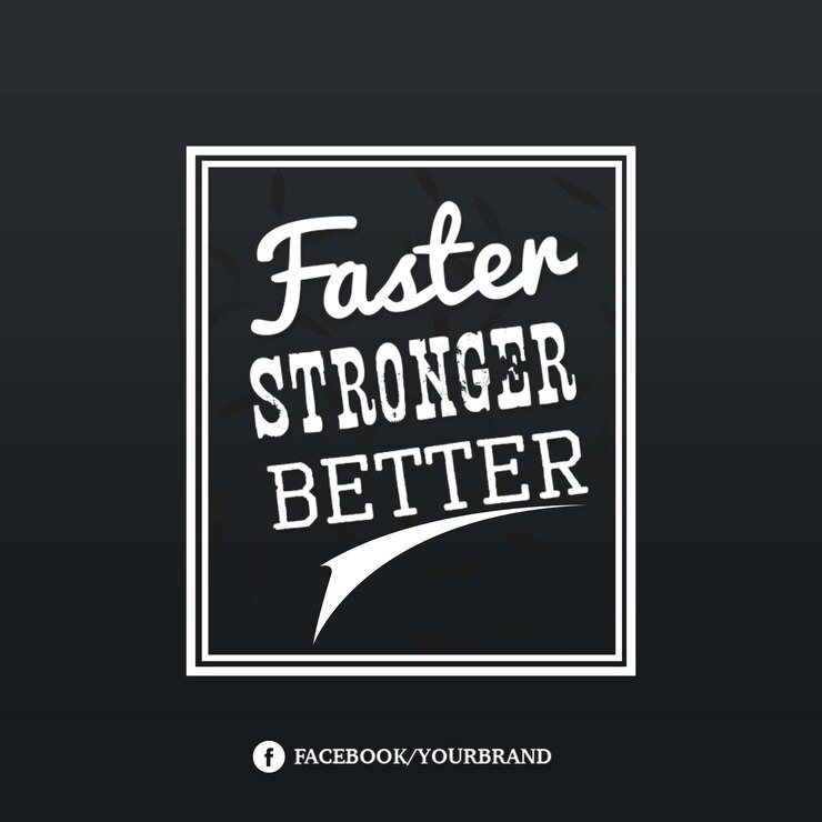 PSD motivationsbanner mit zitaten