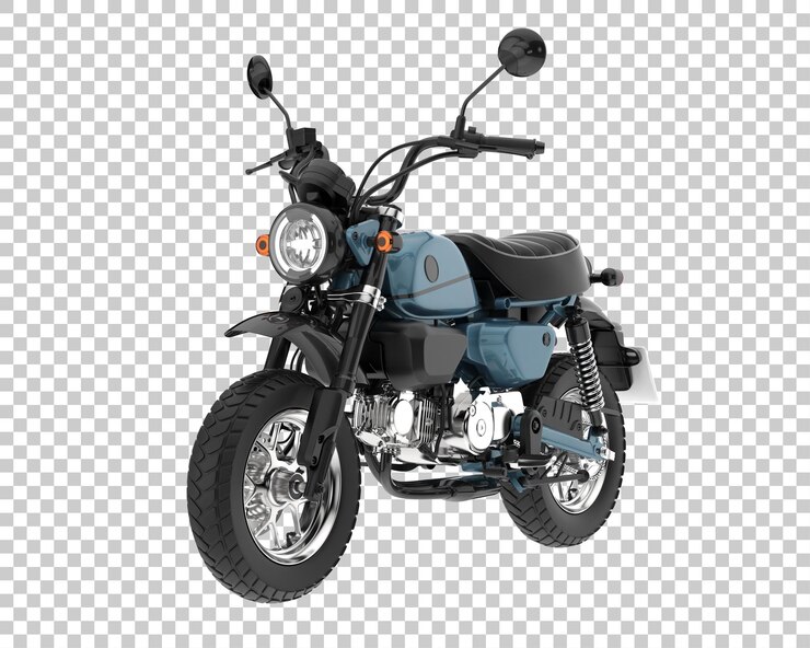 PSD moto em fundo transparente. renderização em 3d - ilustração