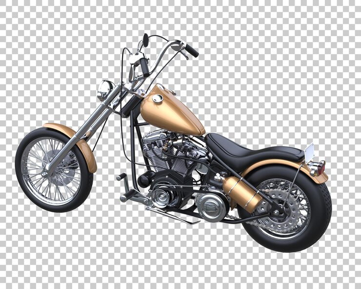 PSD moto em fundo transparente. renderização em 3d - ilustração