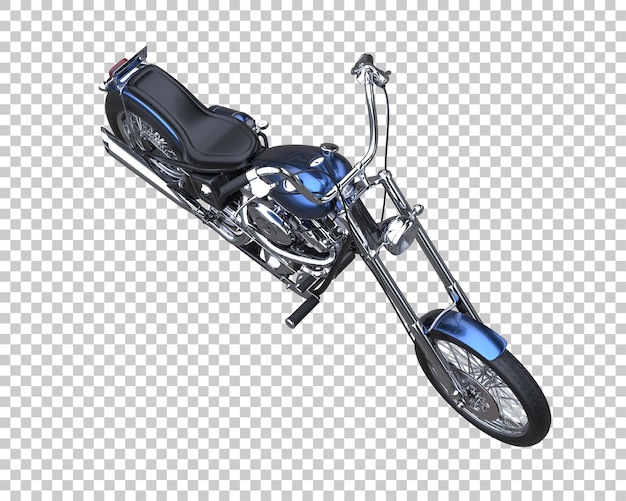 Moto em fundo transparente. renderização em 3d - ilustração