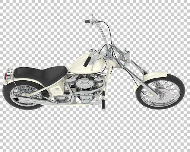 Moto Sur Fond Transparent Illustration De Rendu 3d