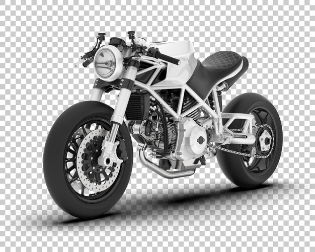 PSD moto sur fond transparent illustration de rendu 3d