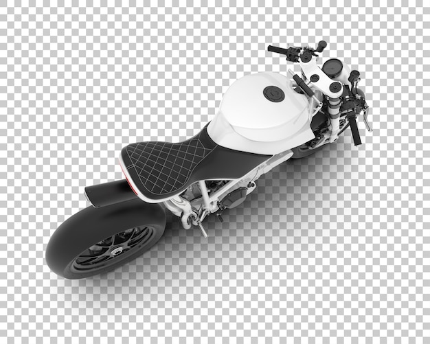 Moto Sur Fond Transparent Illustration De Rendu 3d