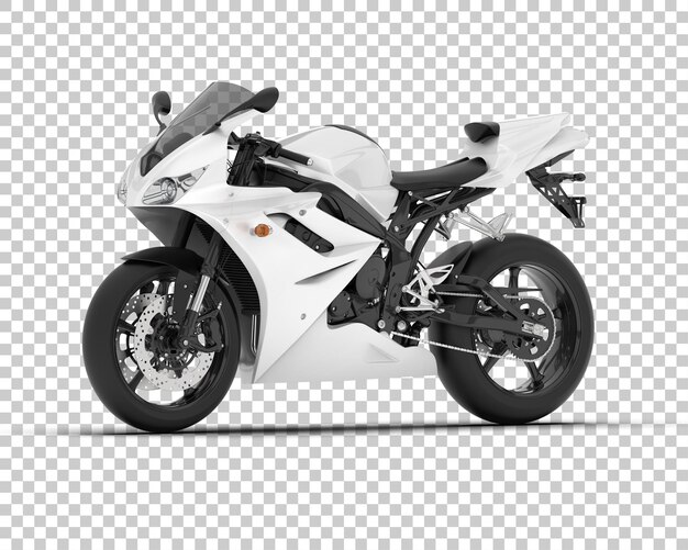 PSD moto sur fond transparent illustration de rendu 3d