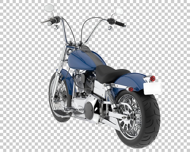 PSD moto sur fond transparent. rendu 3d - illustration