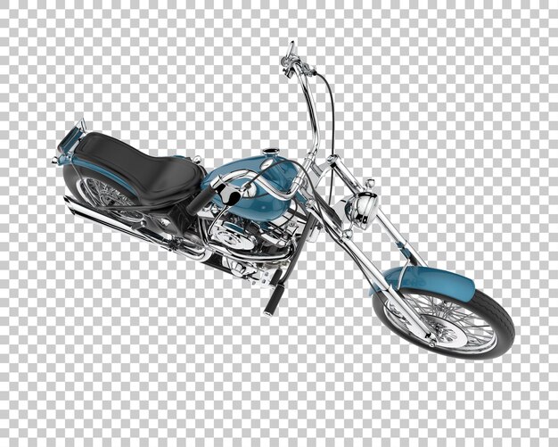 Moto Sur Fond Transparent. Rendu 3d - Illustration