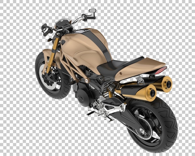 Moto veloce su sfondo trasparente. rendering 3D - illustrazione