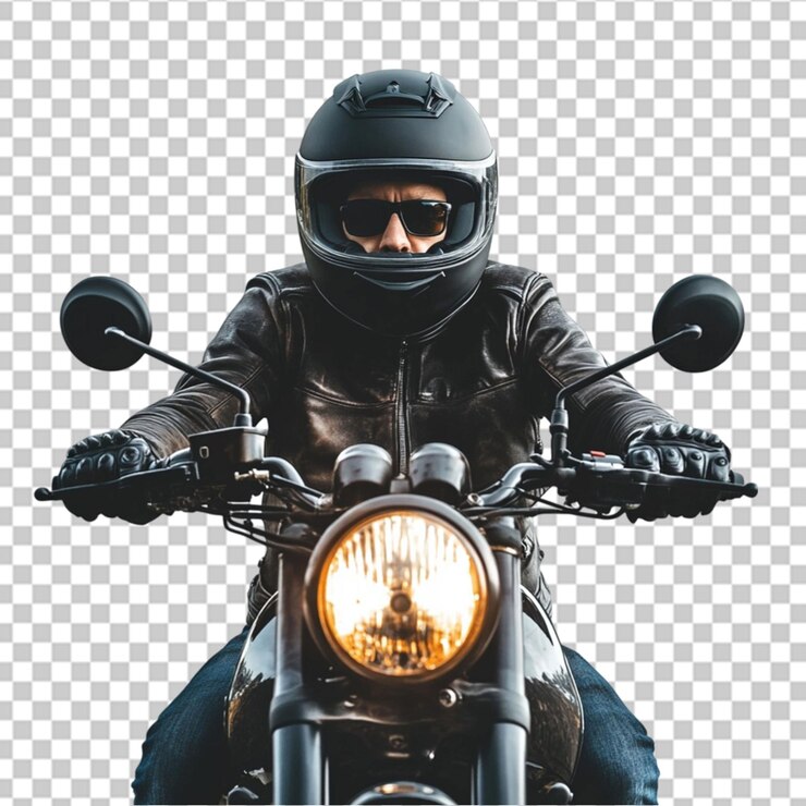 PSD motocicleta aislada