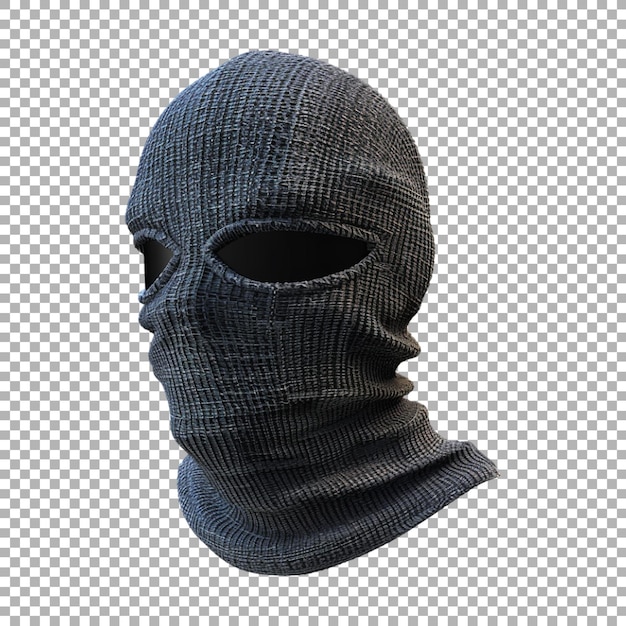 Motocicleta Balaclava en un fondo transparente generado por Ai