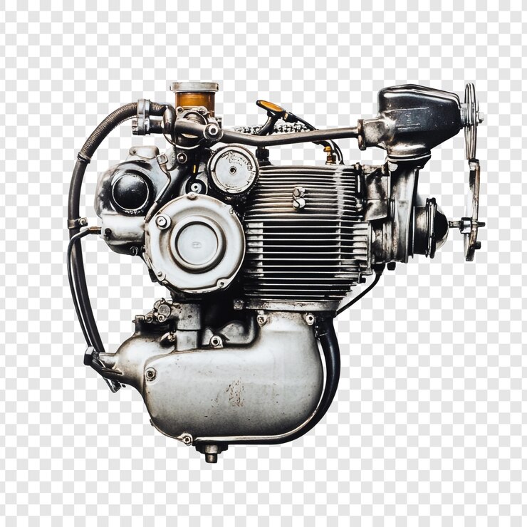 PSD motor de motocicleta antigo