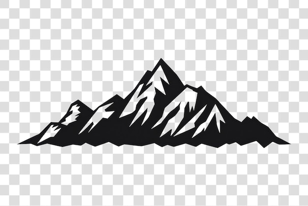 mountain silhouette vector graphic