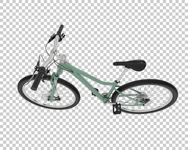 Mountainbike isoliert auf dem Hintergrund 3D-Rendering-Illustration
