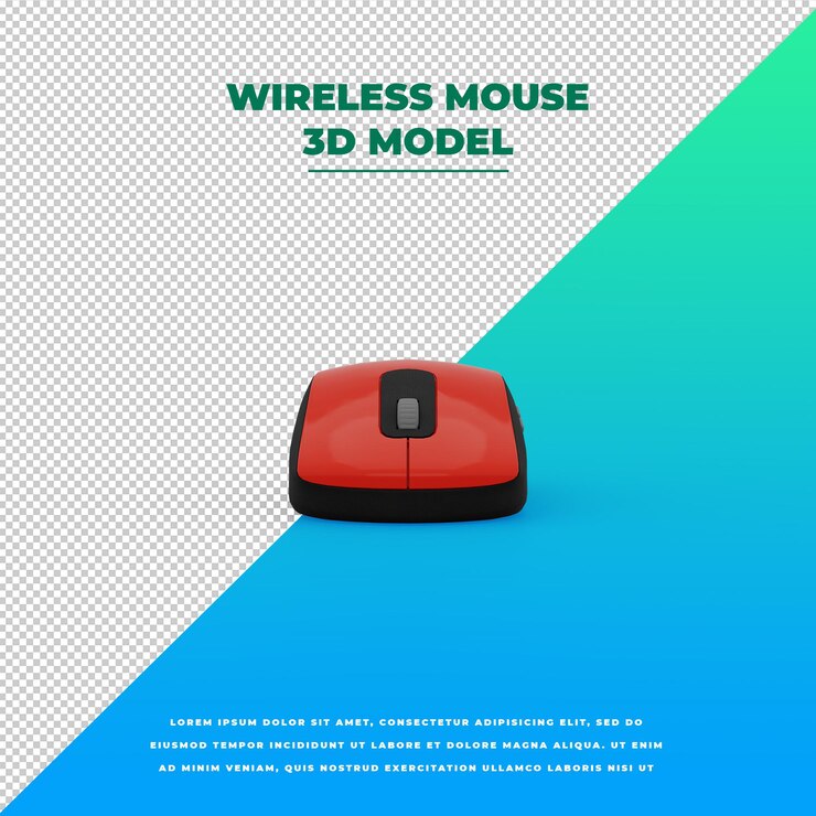 PSD mouse nirkabel