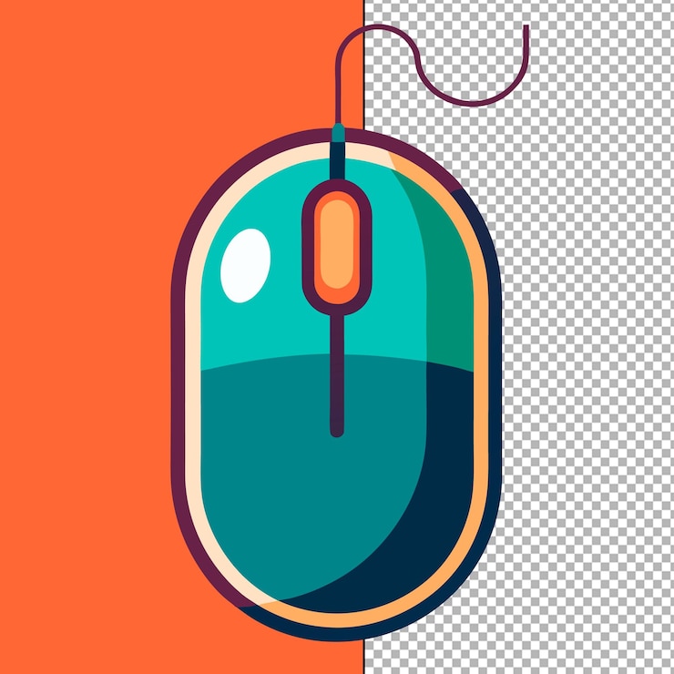 PSD mouse per computer in formato photoshop