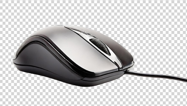 Mouse per computer isolato su uno sfondo trasparente