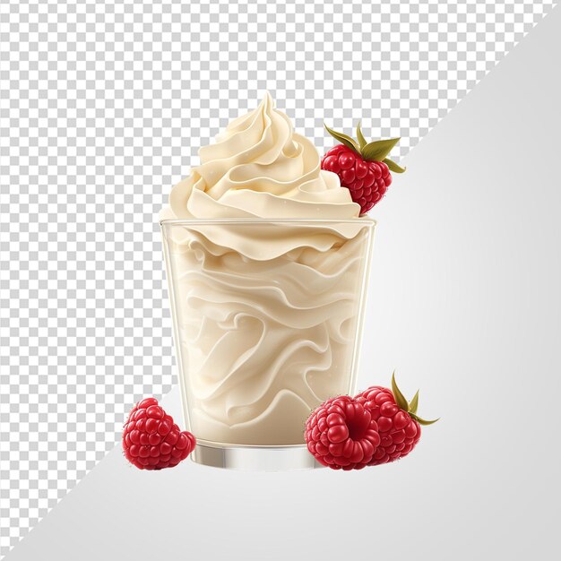 PSD mousse de chocolate branco png