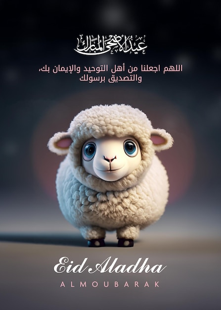 PSD moutons de l'aïd al-adha