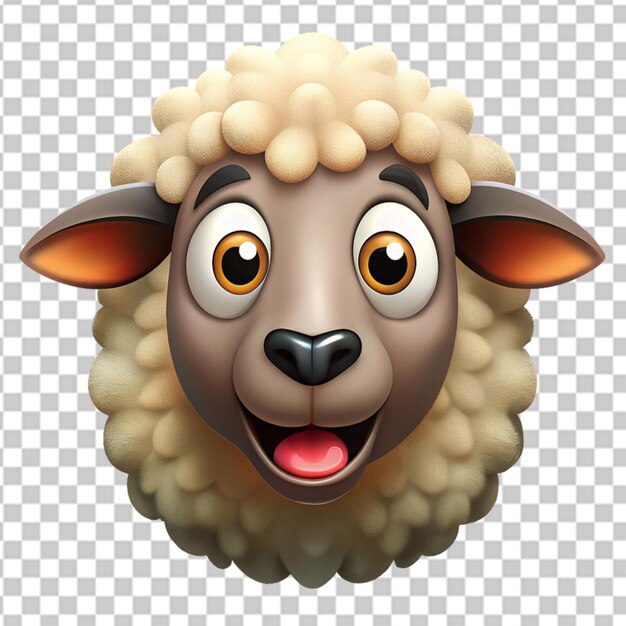 PSD des moutons mignons clipart png