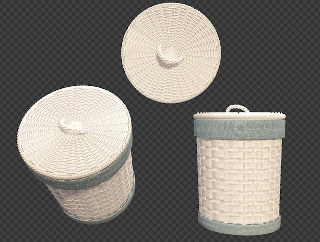 Muebles y accesorios de renderizado 3D