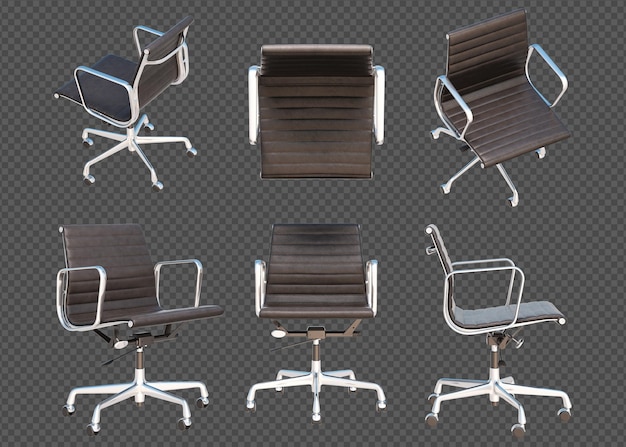 PSD muebles y accesorios de renderizado 3d