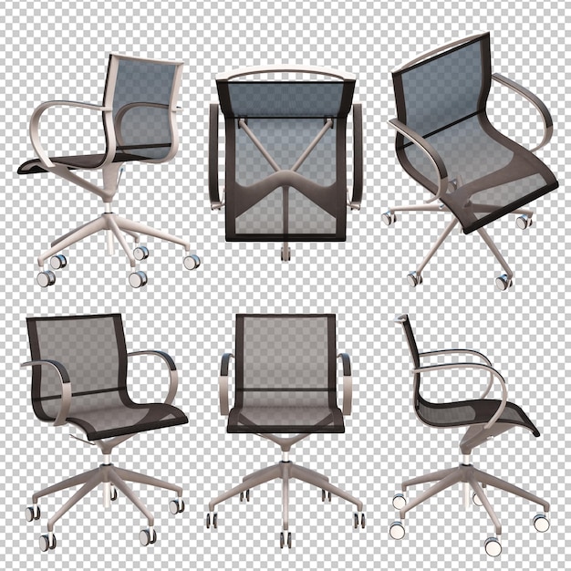 PSD muebles y accesorios de renderizado 3d