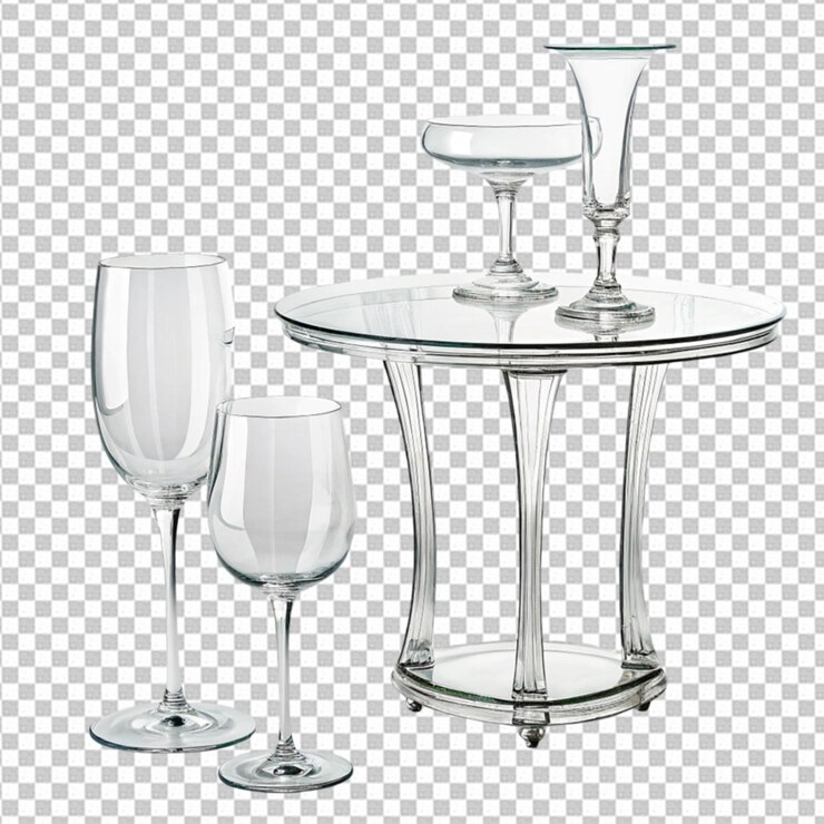 PSD muebles hechos de vidrio
