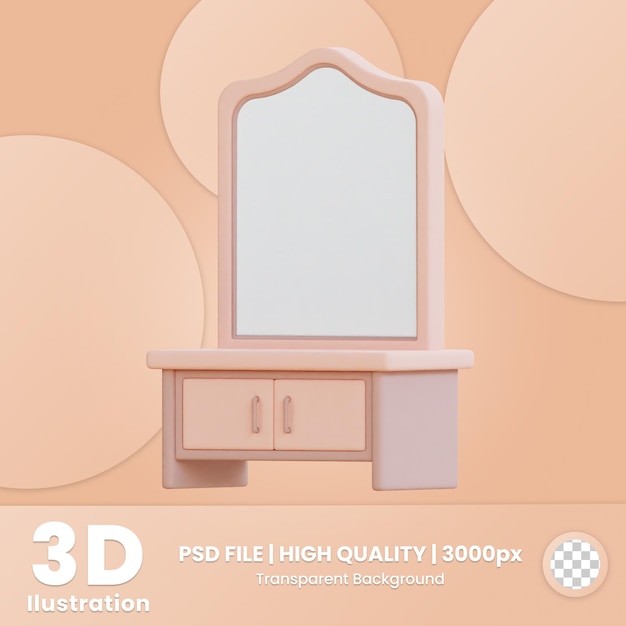 PSD muebles de icono 3d