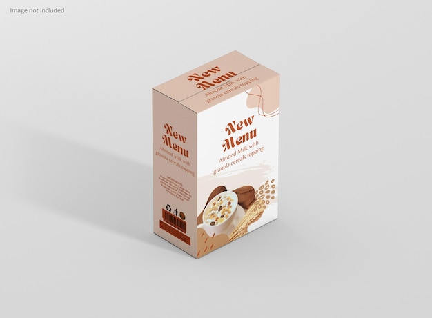 Müslischachtel Mockup
