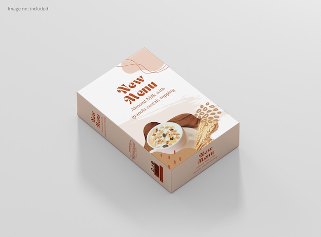 Müslischachtel Mockup
