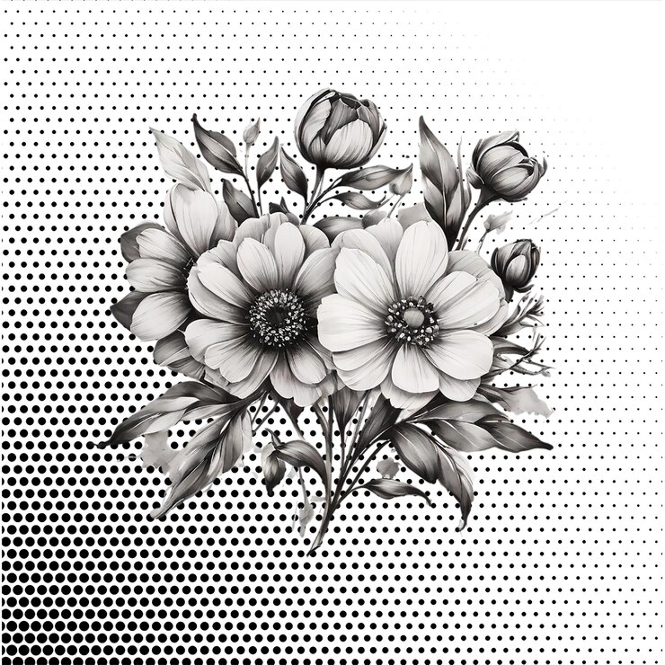 se muestra una flor con las palabras mariposa en ella