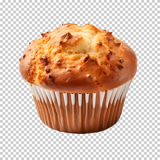 PSD muffin aislado sobre fondo transparente