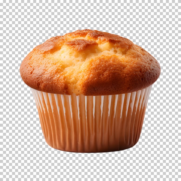 PSD muffin aislado sobre fondo transparente