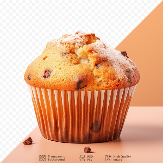 PSD muffin de café em fundo transparente