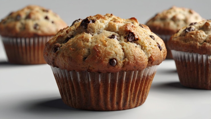 PSD muffins de arándano deliciosamente húmedos listos para saborear