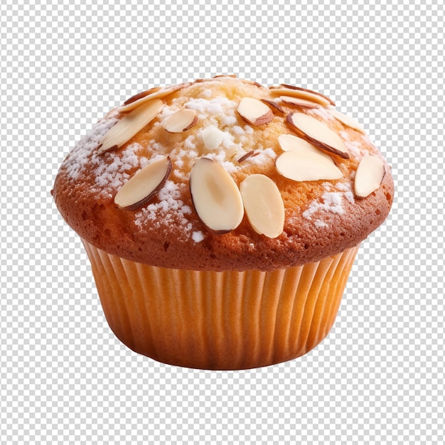 PSD muffins auf weißem hintergrund