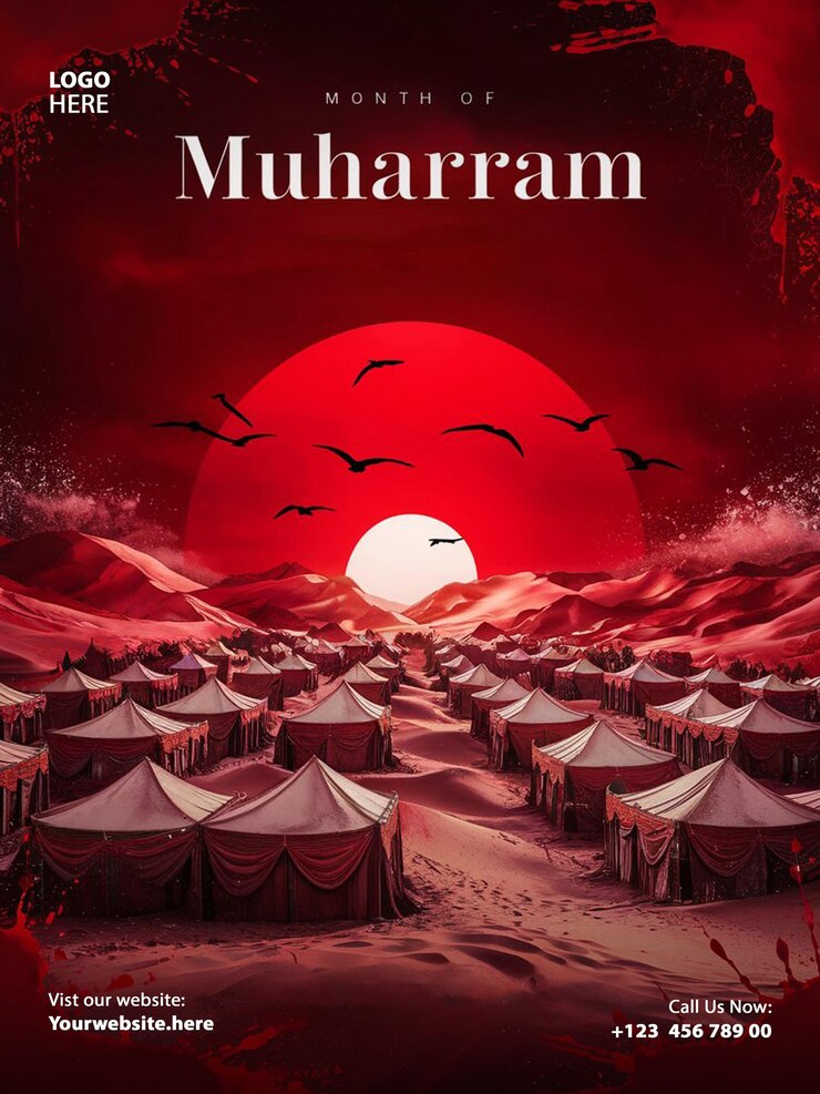Muharram Ashura Islamico Social Media Template Instagram Post design