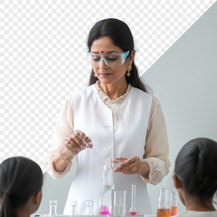 PSD una mujer con gafas que dice quot chic quot en él