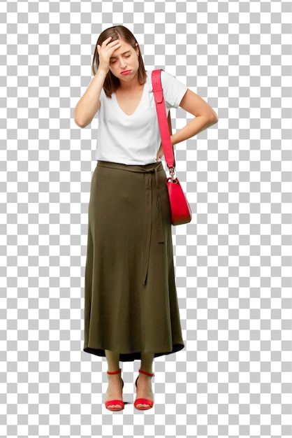 Mujer joven bonita y elegante cortada lista para colocar en tu