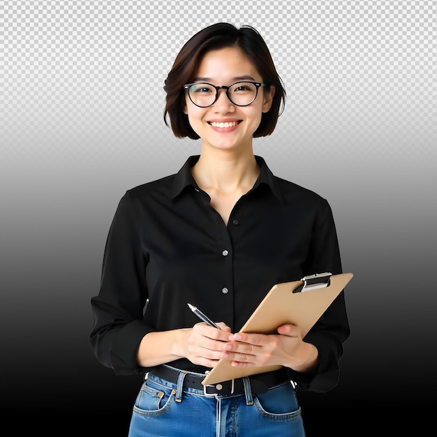 Mujer modelo de oficina
