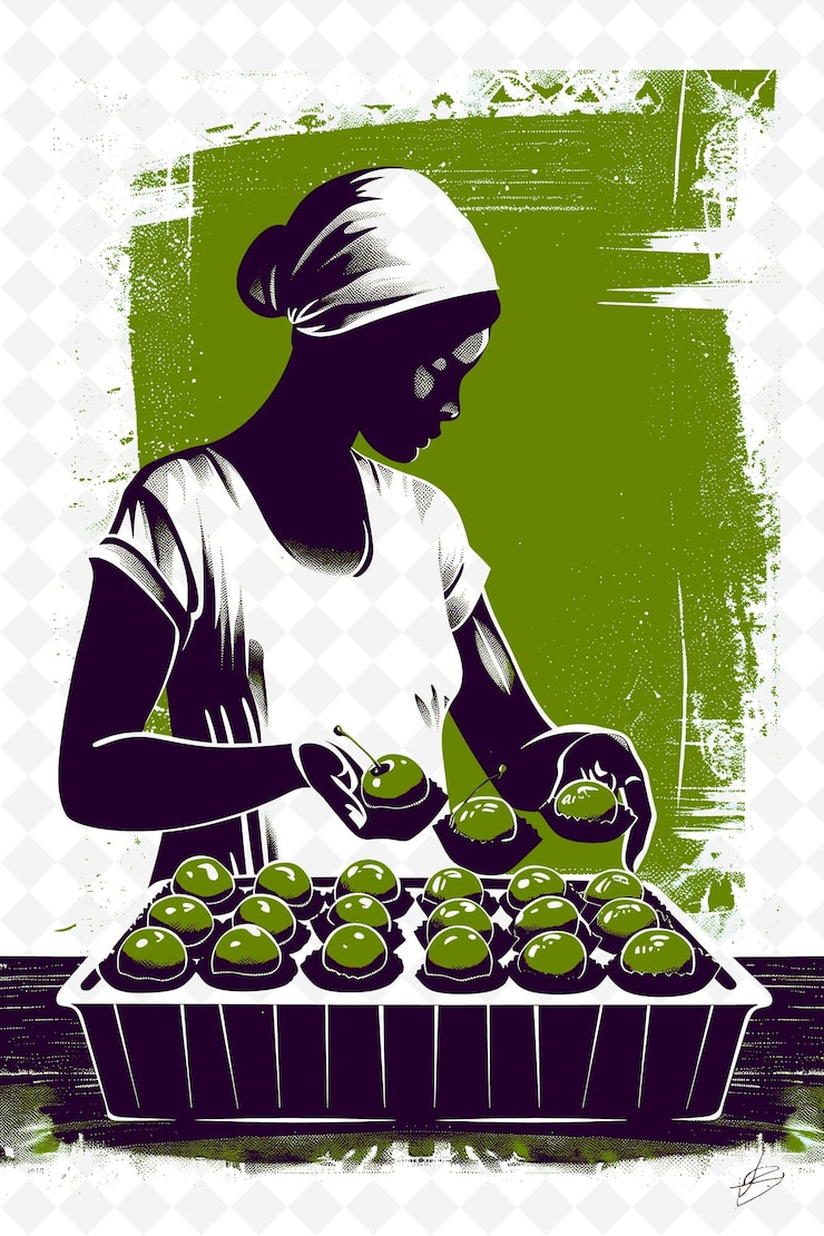 PSD una mujer vendiendo brigadeiros con una ilustración histórica de choc brasileño vida y cultura brasileña